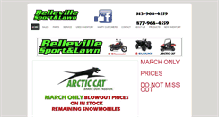 Desktop Screenshot of bellevillesportandlawn.com