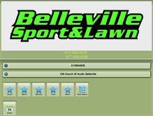 Tablet Screenshot of bellevillesportandlawn.com